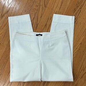 Lands' End Cream Slim Leg Pants